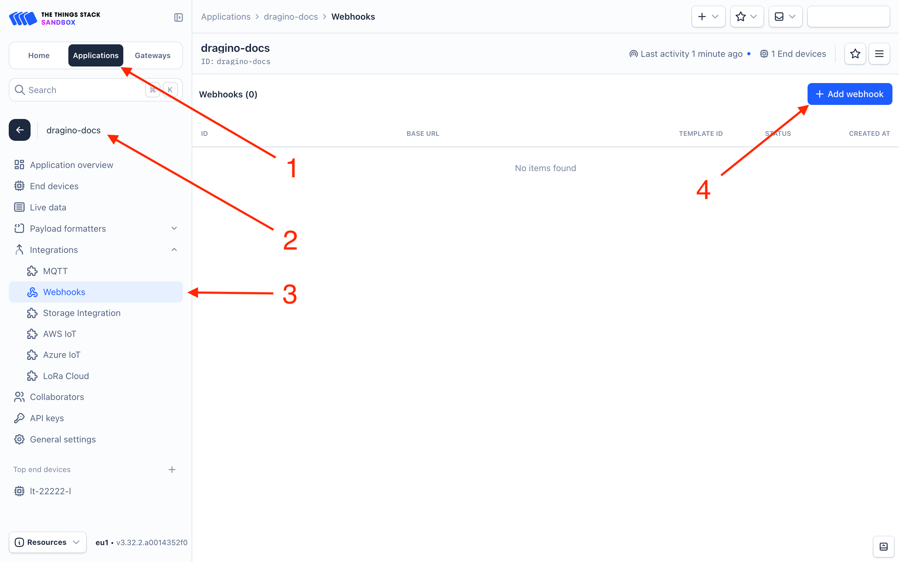 The Things Stack Webhooks